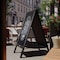 Flash Furniture Black Wooden A-Frame Magnetic Chalkboard HGWA-CB-4824-BLK-GG - alternate 9